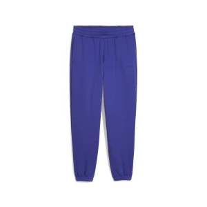 PUMA Damskie spodnie dresowe Elevated Essentials Comfort, Odzież, Niebieski,
