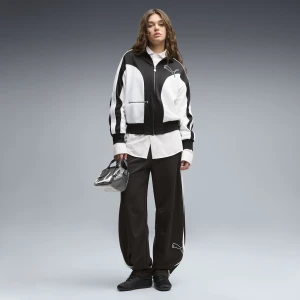 PUMA Damskie spodnie dresowe T7 Love Of The Cat Relaxed Barrel, Odzież, Czarny