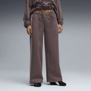 PUMA Damskie spodnie dresowe T7 z niskim stanem, Akcesoria, Fioletowy,