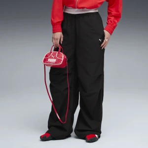 PUMA Damskie spodnie spadochroniarskie Wardrobe Essentials, Odzież, Czarny,