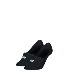 PUMA Damskie stopki z siateczki (2 pary), Akcesoria, Czarny,
