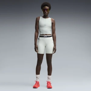 PUMA Damskie szorty do biegania Dreamrun 7", Odzież, Zielony