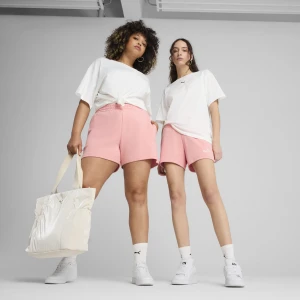 PUMA Damskie szorty z małym logo No. 1 ESS 4'', Odzież, Różowy,