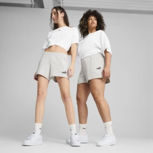 PUMA Damskie szorty z małym logo No. 1 ESS 4'', Odzież, Szary,