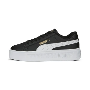 PUMA Damskie tenisówki Smash Platform v3, Buty, Czarny,