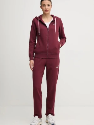 Puma dres damski kolor bordowy 688161