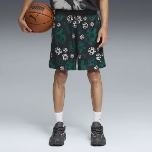 PUMA Dwustronne szorty unisex Hoopocalypse 7", Akcesoria, Czarny,