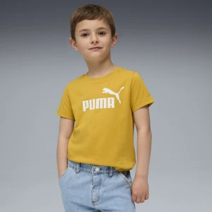 PUMA Dziecięca koszulka ESS z logo No. 1, Odzież, Żółty,