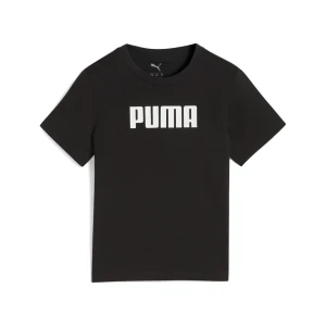 PUMA Dziecięca koszulka Essentials z logo, Akcesoria, Czarny,