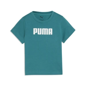 PUMA Dziecięca koszulka Essentials z logo, Akcesoria, Zielony,