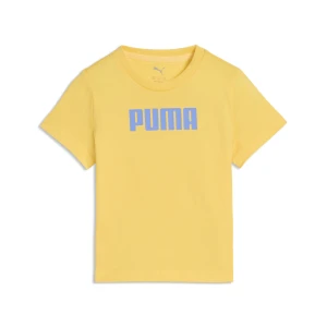 PUMA Dziecięca koszulka Essentials z logo, Akcesoria, Żółty,