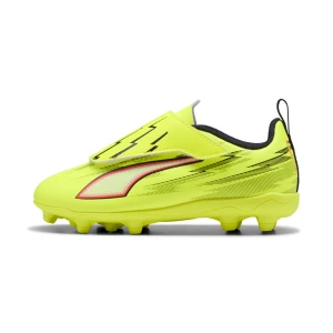 PUMA Dziecięce buty piłkarskie ULTRA 6 PLAY FG/AG, Buty, Żółty,