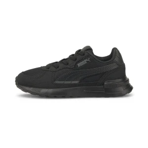 PUMA Dziecięce buty sportowe Graviton AC, Buty, Czarny,