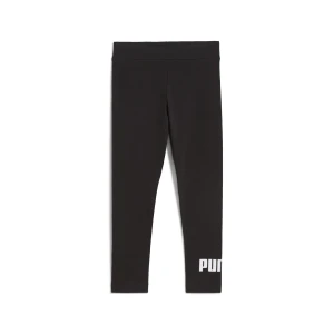 PUMA Dziecięce legginsy ESS z logo No. 1, Odzież, Czarny,
