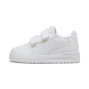 PUMA Dziecięce niskie sneakersy Shuffle Downtown, Buty, Biały,