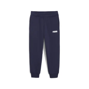 PUMA Dziecięce polarowe spodnie dresowe ESS z logo No. 1, Akcesoria, Niebieski,