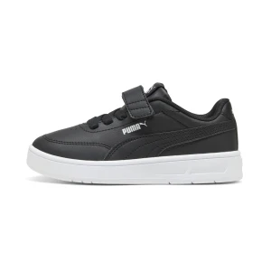 PUMA Dziecięce sneakersy Court Classic Clean, Buty, Czarny,
