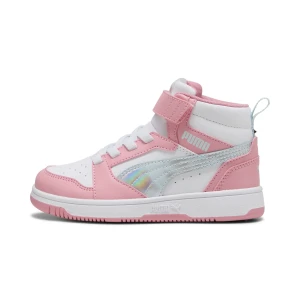PUMA Dziecięce sneakersy Rebound V6 Mid Space Belle, Buty, Niebieski,