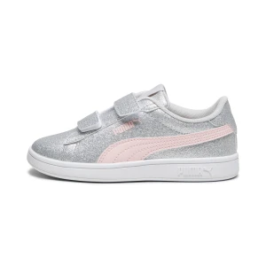 PUMA Dziecięce sneakersy Smash 3.0 Glitz Glam, Buty, Szary,