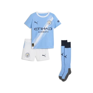 PUMA Dziecięcy strój domowy Manchester City 25/26, Odzież, Niebieski,
