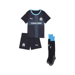 PUMA Dziecięcy strój wyjazdowy Olympique Marsylia 25/26, Odzież, Niebieski,
