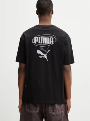 Zdjęcie produktu Puma Ess Logo Lab Relaxed Story 1 t-shirt bawełniany męski