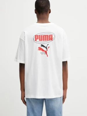 Puma Ess Logo Lab Relaxed Story 1 t-shirt męski bawełniany