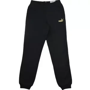 Puma Essential Sweatpants FL G 846133-51, Dla dziewczynki, Czarne, spodnie, bawełna, rozmiar: 128