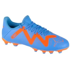 Puma Future Play FG/AG Jr 107199-01, Dla chłopca, Niebieskie, buty piłkarskie - korki, skóra syntetyczna, rozmiar: 35,5