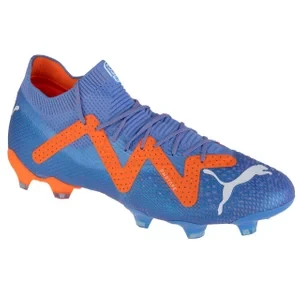 Puma Future Ultimate FG/AG 107165-01, Męskie, Niebieskie, buty piłkarskie - korki, skóra syntetyczna, rozmiar: 35,5