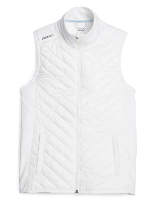 Puma Kamizelka pikowana "Frost" w kolorze białym rozmiar: L