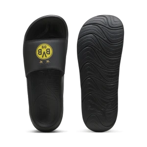 PUMA Klapki unisex Softride Teamcat BVB, Buty, Czarny,