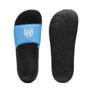 PUMA Klapki unisex Softride Teamcat Olympique Marseille, Buty, Niebieski,