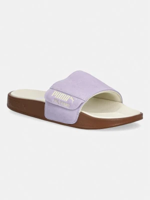 Puma klapki zamszowe Leadcat 2.0 Palermo Foil fioletowy