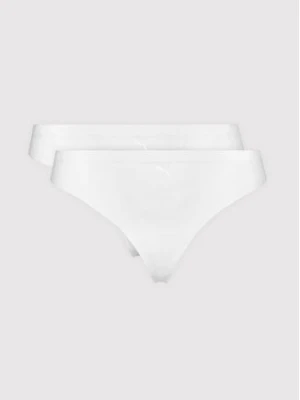 Puma Komplet 2 par stringów 935021 Biały