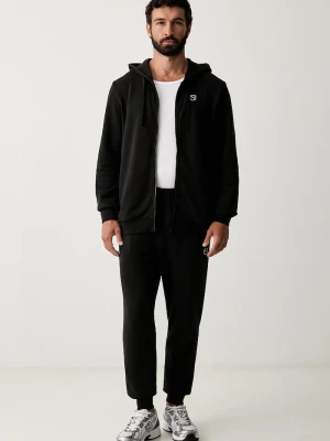 Puma komplet dresowy męski bawełniany Essentials Elevated czarny