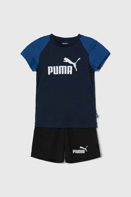 Puma komplet dziecięcy Short Polyester Set B kolor granatowy