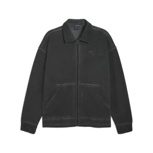 PUMA Koszula wierzchnia unisex o kroju oversize z efektem sprania, Odzież, Szary,