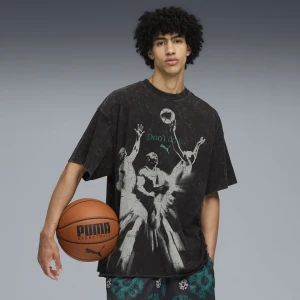 Zdjęcie produktu PUMA Koszulka do koszykówki unisex Hoopocaplypse I, Odzież, Czarny,