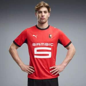 PUMA Koszulka domowa Stade Rennais 26/27, Odzież, Czerwony,