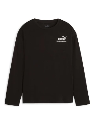Puma Koszulka "ESS+ MID 90s" w kolorze czarnym rozmiar: 140