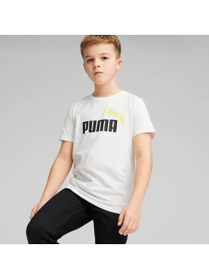 Puma Koszulka "ESS+" w kolorze białym rozmiar: 116
