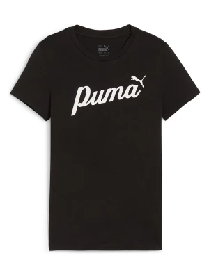 Puma Koszulka "ESS+" w kolorze czarnym rozmiar: 128