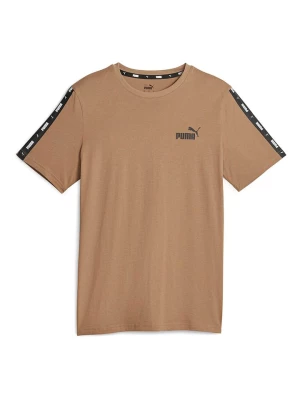 Puma Koszulka "ESS+" w kolorze jasnobrązowym rozmiar: XXL