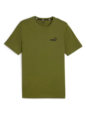 Puma Koszulka "ESS" w kolorze khaki rozmiar: M