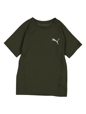Puma Koszulka "Evostripe" w kolorze khaki rozmiar: 128
