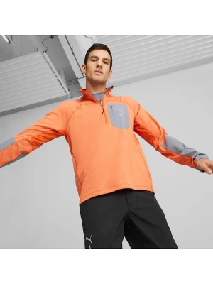 Puma Koszulka funkcyjna "RainCell" w kolorze pomarańczowym rozmiar: S