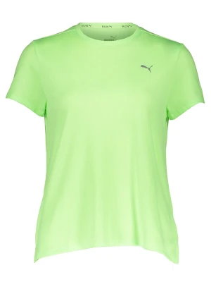 Puma Koszulka funkcyjna "Run Favorite Heather" w kolorze zielonym rozmiar: M