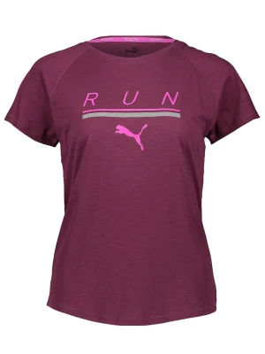 Puma Koszulka funkcyjna "Run" w kolorze bordowym rozmiar: XS