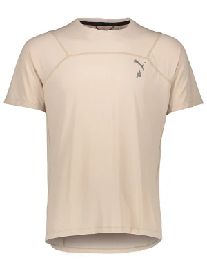 Puma Koszulka funkcyjna "Seasons" w kolorze beżowym rozmiar: M